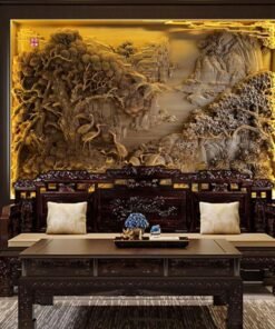 Tranh gỗ cao cấp tranh gỗ phòng khách - TQ35 (1)