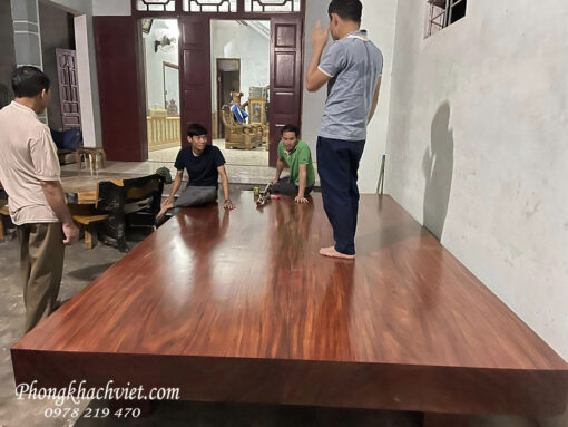 Sập gỗ nguyên khối giá rẻ gỗ lim - Phongkhachviet