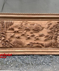 Tranh gỗ đục VIP tay kênh bong - TG37