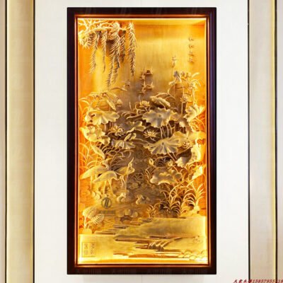 Tranh gỗ tự nhiên nguyên khối - QT14