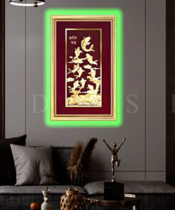 Tranh tặng khai trương Khánh vàng phong thủy ABCD