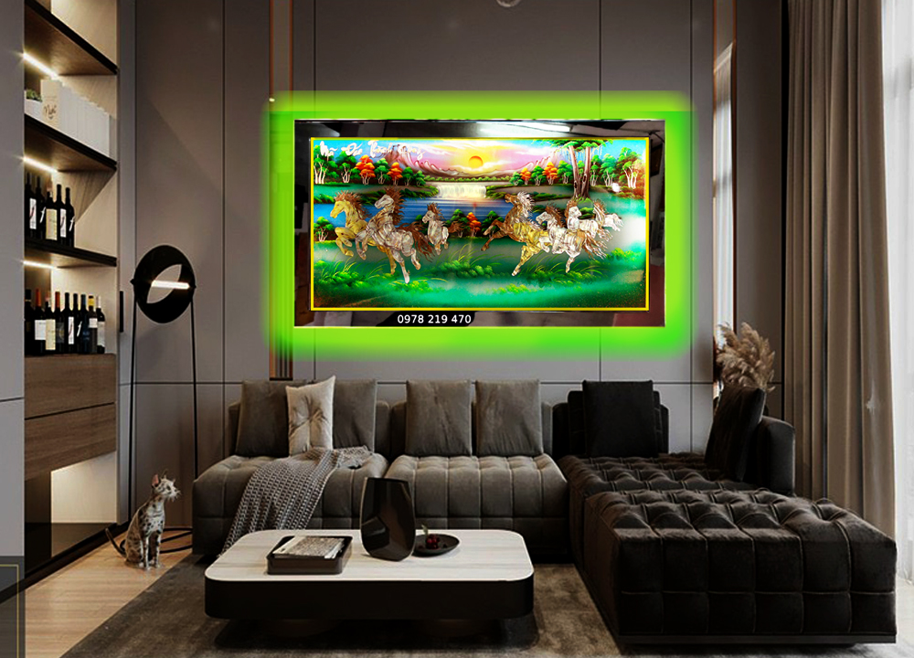 Mua tranh tặng khai trương văn phòng mã đáo 03