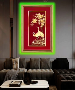 Tranh tặng công ty khánh vàng