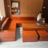 Bàn ăn giả nguyên Khối sofa dễ lau chùi mẫu chữ L gỗ hương đá nam phi đóng hộp - SF07 (7)