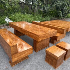 Bộ bàn ghế phòng khách k3 tựa 5 món hương xám đóng hộp - SF14 (4)