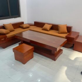 Bộ bàn ghế sofa chân thuyền góc gỗ hương đá nam phi đóng hộp - SF01 (3)