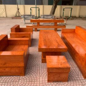 Bộ bàn ghế sofa đối gỗ hương đá nam phi đóng hộp - SF09 (3)