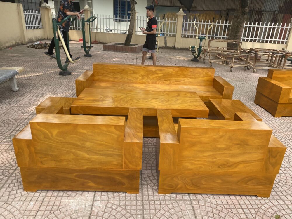Bộ bàn phòng khách ghế sofa đối gỗ cẩm vàng nam phi đóng hộp - SF08 (1)