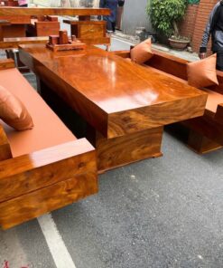 Bộ bàn sofa ghế k3 tay tựa gỗ hương xám nam phi đóng hộp kèm đệm- SF10 (5)