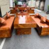 Bộ bàn sofa ghế k3 tay tựa gỗ hương xám nam phi đóng hộp kèm đệm- SF10 (5)