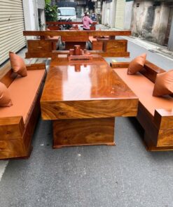 Bộ bàn sofa ghế k3 tay tựa gỗ hương xám nam phi đóng hộp kèm đệm- SF10 (5)